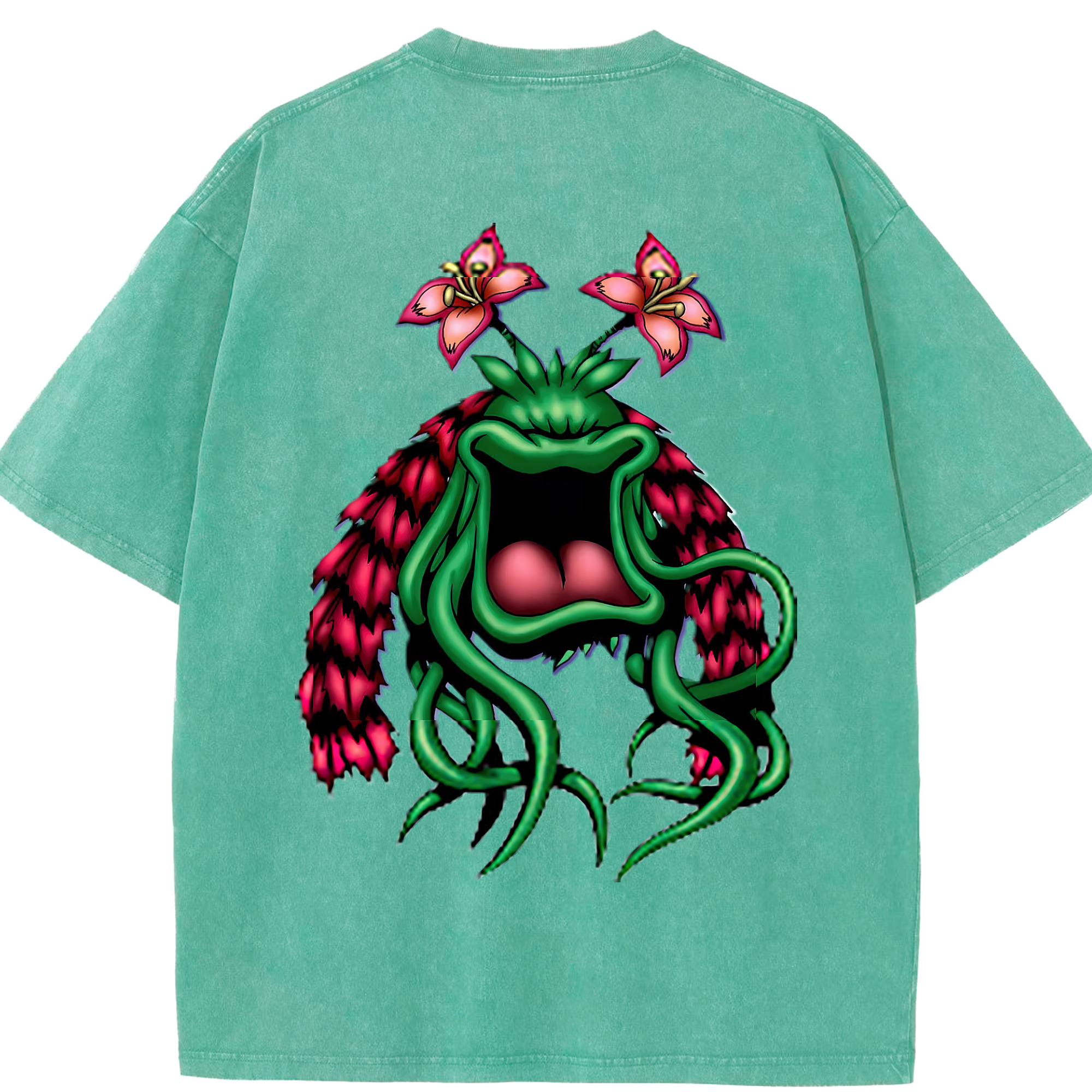 （画像用） 遊☆戯☆王 Yu-Gi-Oh! 綿100% ヴィンテージ風 半袖Tシャツ（背面プリント）